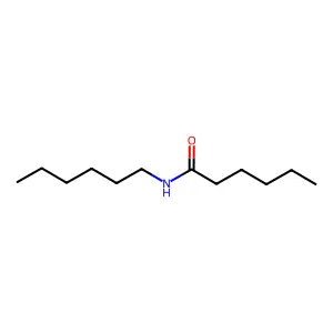 N-己基己酰胺 structure