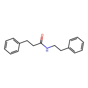 3-phenyl-N-(2-phenylethyl)propanamide structure