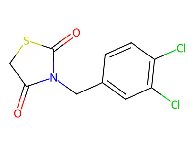 3-(3,4-Dichlorobenzyl)-1,3-thiazolidine-2,4-dione structure