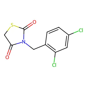3-[(2,4-Dichlorophenyl)methyl]-1,3-thiazolidine-2,4-dione structure