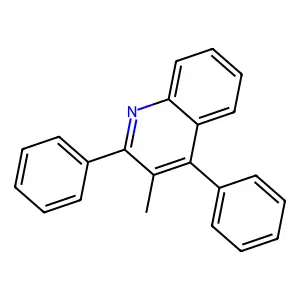 3-Methyl-2,4-diphenylquinoline structure
