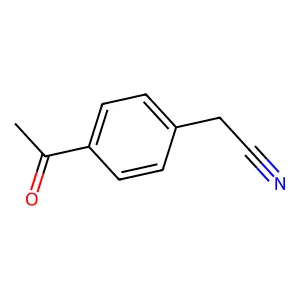 4-乙酰基苯乙腈 structure