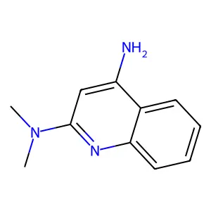 N2,N2-Dimethylquinoline-2,4-diamine structure