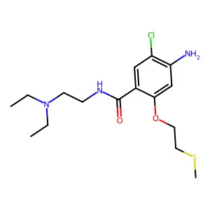 甲氧氯普胺硫醚 structure