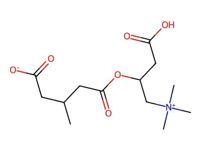 3-Methylglutarylcarnitine structure