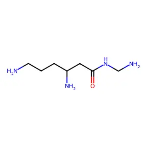 β-赖氨基亚甲二胺 structure