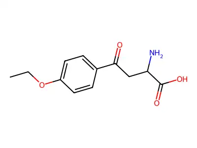 2-Amino-4-(4-ethoxyphenyl)-4-oxobutanoic acid structure