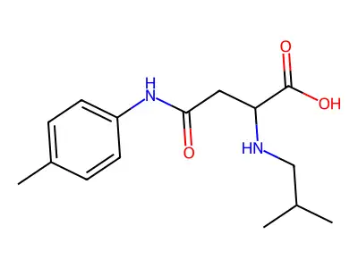 2-(Isobutylamino)-4-oxo-4-(p-tolylamino)butanoic acid structure