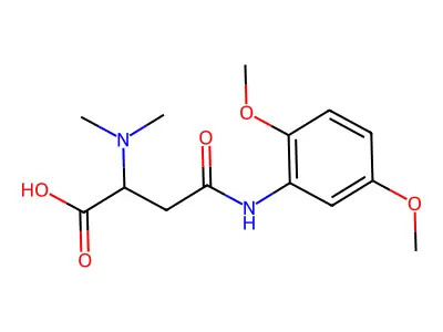 N4-(2,5-Dimethoxyphenyl)-N2,N2-dimethyl-L-asparagine structure