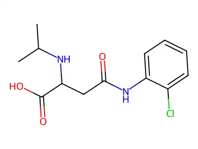 N4-(2-Chlorophenyl)-N2-isopropyl-L-asparagine structure