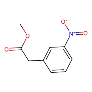 Methyl 2-(3-nitrophenyl)acetate structure