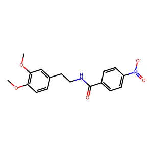 N-(3,4-Dimethoxyphenethyl)-4-nitrobenzamide structure