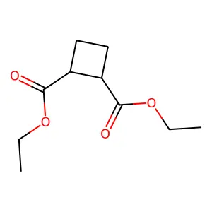 diethyl (1R,2S)-cyclobutane-1,2-dicarboxylate structure