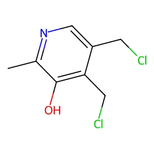 4,5-Bis(chloromethyl)-2-methylpyridin-3-ol structure