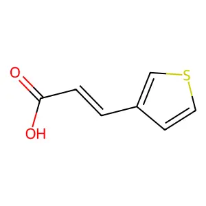3-(3-噻吩基)-2-丙烯酸 structure