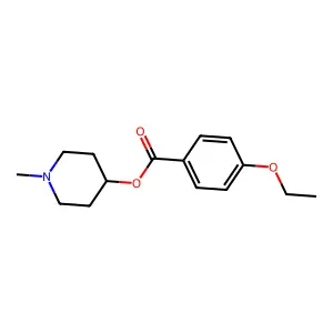 (1-Methylpiperidin-4-yl) 4-ethoxybenzoate structure