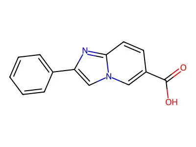 2-Phenylimidazo[1,2-a]pyridine-6-carboxylic acid structure