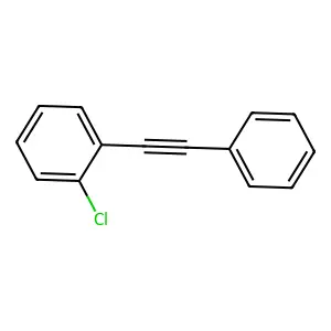 1-Chloro-2-(phenylethynyl)benzene structure