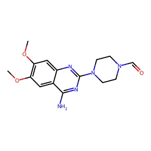 Destetrahydrofuranyl terazosin structure