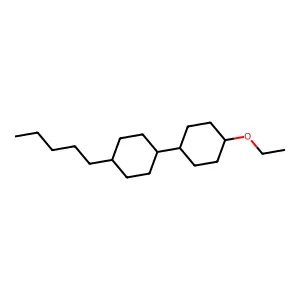 1-Ethoxy-4-(4-pentylcyclohexyl)cyclohexane structure