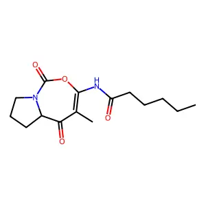 Cyclocarbamide B structure