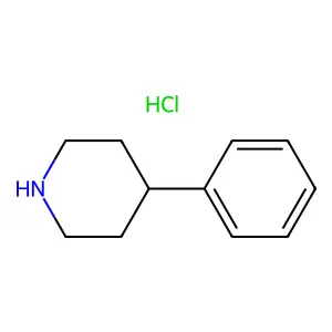 4-Phenylpiperidinium chloride structure