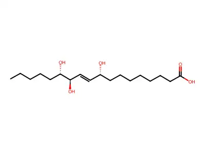 9,12,13-三羟基十八碳-10-烯酸 structure
