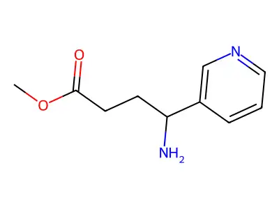 Methyl 4-amino-4-(pyridin-3-yl)butanoate structure