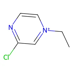 3-Chloro-1-ethylpyrazin-1-ium structure
