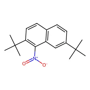 2,7-Di-tert-butyl-1-nitronaphthalene structure