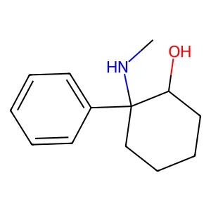 2-(Methylamino)-2-phenylcyclohexan-1-ol structure