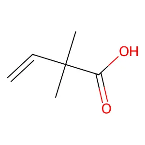 2,2-二甲基-3-丁烯酸 structure