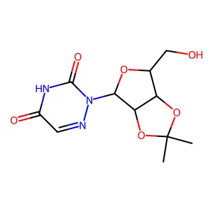 2',3'-isopropylidene-6-azauridine structure