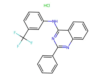 C21H15ClF3N3 structure