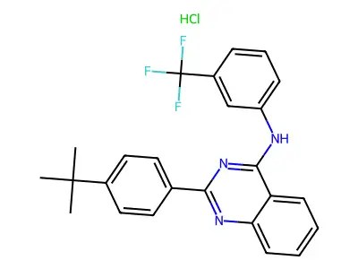 C25H23ClF3N3 structure