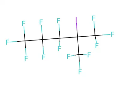 1,1,1,2,2,3,3,5,5,5-Decafluoro-4-iodo-4-(trifluoromethyl)pentane structure