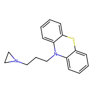 10H-Phenothiazine, 10-(3-(1-aziridinyl)propyl)- structure