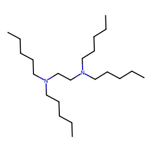 1,2-乙二胺N1,N1,N2,N2-四戊基 structure