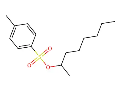 p-Toluenesulfonic acid 1-methylheptyl ester structure