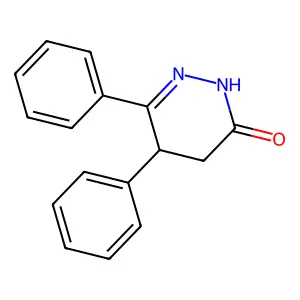 5,6-Diphenyl-4,5-dihydropyridazin-3(2h)-one structure