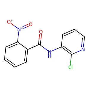 N-(2-氯吡啶-3-基)-2-硝基苯甲酰胺 structure