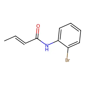 N-(2-bromophenyl)but-2-enamide structure