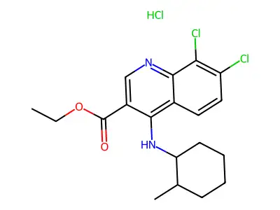 C19H23Cl3N2O2 structure