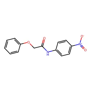 N-(4-nitrophenyl)-2-phenoxyacetamide structure
