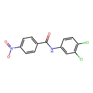 N-(3,4-dichlorophenyl)-4-nitrobenzamide structure