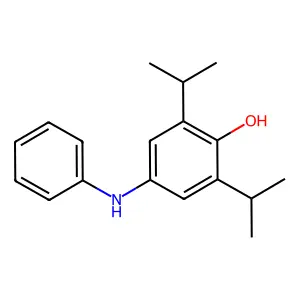 4-Anilino-2,6-di(propan-2-yl)phenol structure