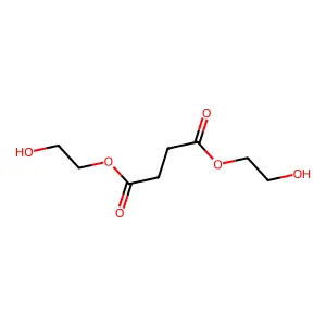 1,4-双(2-羟乙基)丁二酸酯 structure