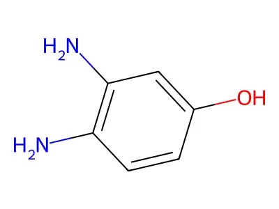 3,4-二氨基苯酚 structure