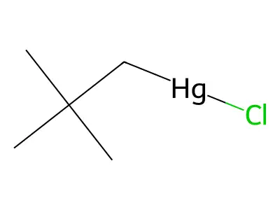 Chloro(2,2-dimethylpropyl)mercury structure