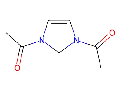 1,1'-(1H-Imidazole-1,3(2H)-diyl)bis(ethan-1-one) structure
